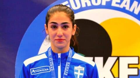 Χρυσή η Λυδία Ξένου στο Ευρωπαϊκό Πρωτάθλημα Καράτε!