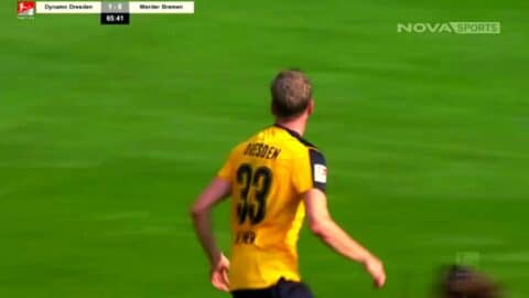 Bundesliga:  Ντινάμο Δρέσδης – Βέρντερ Βρέμης 3-0 (Στιγμιότυπα)