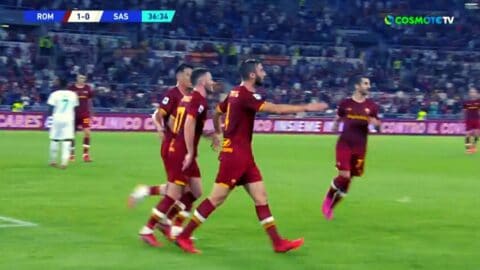 Serie A: Ρόμα – Σασουόλο  2-1 (Στιγμιότυπα)