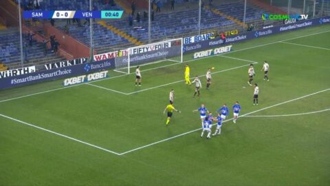 Serie A: Σαμπντόρια – Βενέτσια 1-1 (vid)