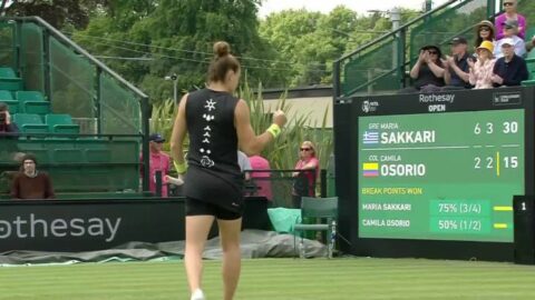 Η Μαρία Σάκκαρη πέρασε αέρας στον επόμενο γύρο του Nottingham Open!