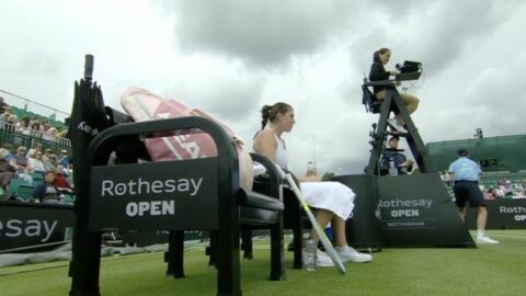 Πάνω που πήρε φόρα η Μαρία Σάκκαρη είχαμε βροχή και διακοπή στο Nottingham Open!