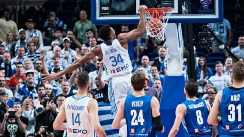 EuroBasket | Ελλάδα – Τσεχία 94-88: Στην 4η περίοδο “ξύπνησε” και βρέθηκε στους “8”! (Vids)