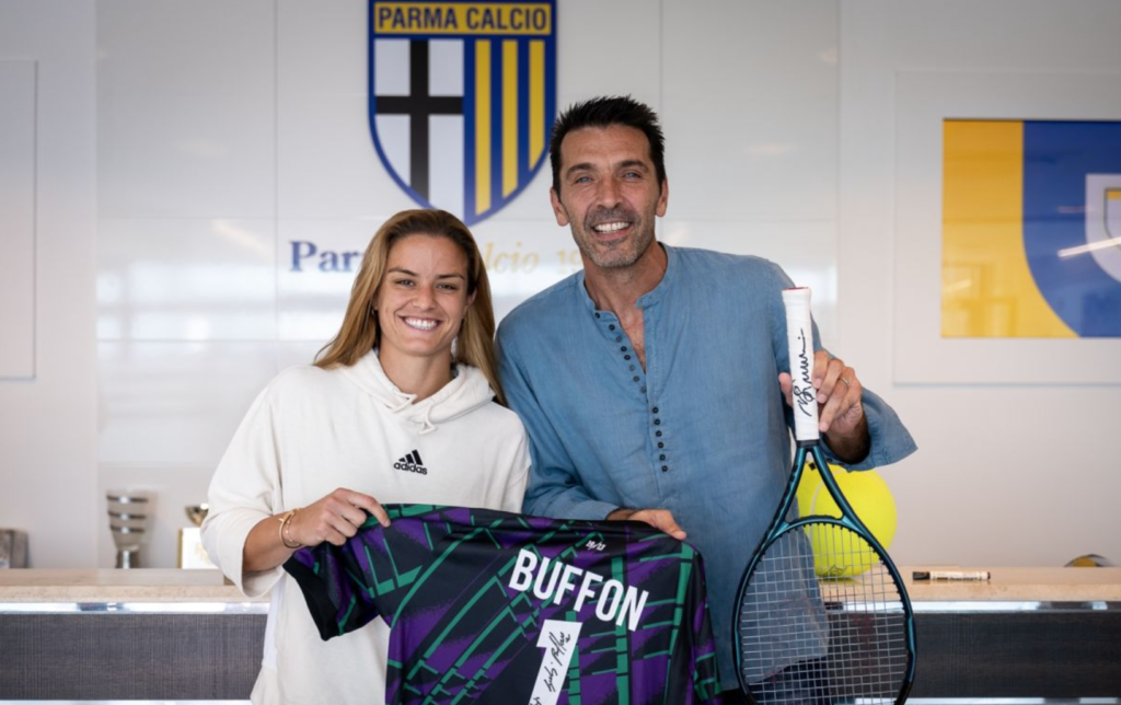 Όταν η Μαρία Σάκκαρη συνάντησε τον Μπουφόν! (pic) | sports365.gr