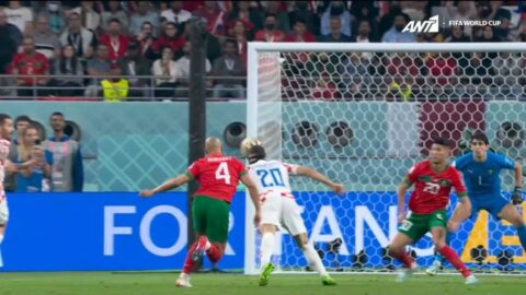 Μαρόκο – Κροατία: 1-0, ΥΠΕΡΟΧΗ κεφαλιά-ψαράκι από τον Γκβάρντιολ (vid)