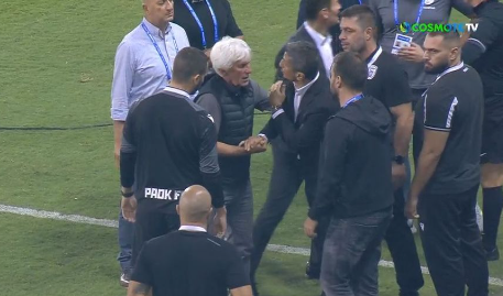 ΠΑΟ – ΠΑΟΚ: Ο Γιοβάνοβιτς προσπάθησε να ηρεμήσει τον Λουτσέσκου μετά τη λήξη (vid) | sports365.gr